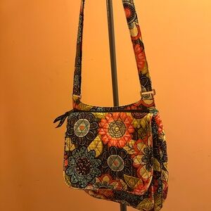 Vera Bradley Floral Patterned Shoulder Bag